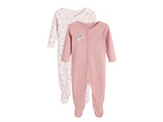 Name It rosette flower sleepsuit (2-pack)